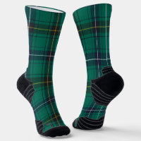 Plaid Henderson Green Black Check Tartan