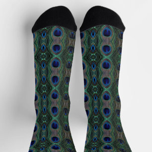 Calcetines - Plumas de pavo real