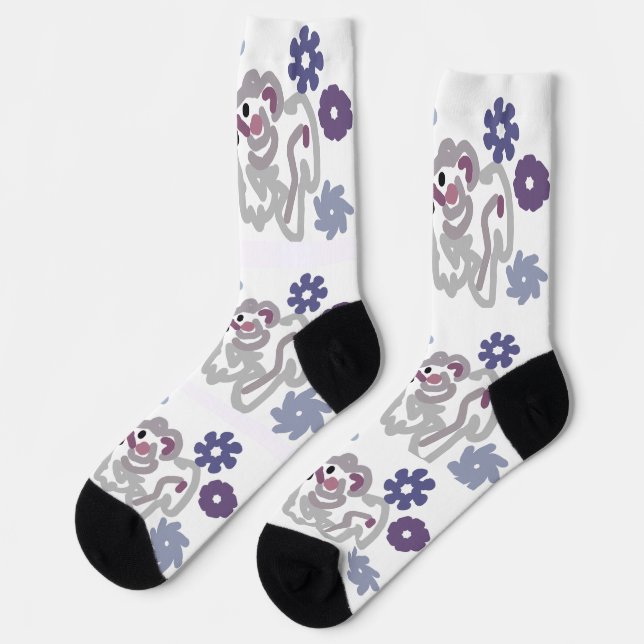 Calcetines Polar bear love (Izquierda)