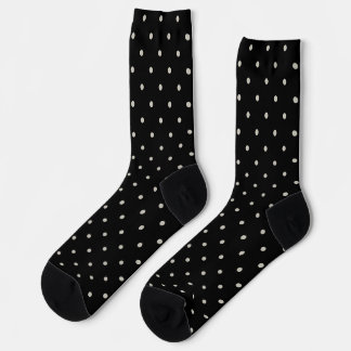 Calcetines Polka Dot Classic Pattern Polkadot Monochrome