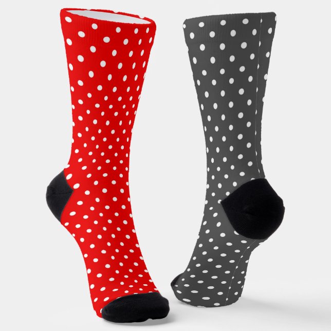 Calcetines Polka rojo sí (Angular)