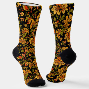 Calcetines Potencia de flor amarilla
