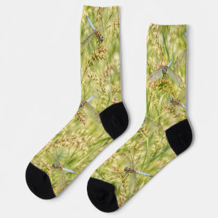 Calcetines Pradera de libélula azul Fauna