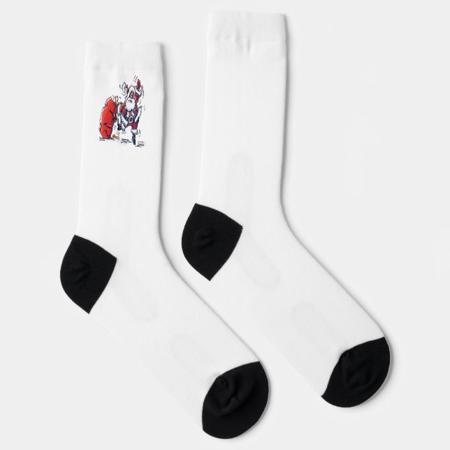 Calcetines premium de Papá Noel (Derecha)