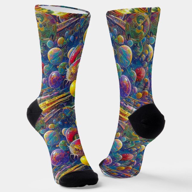 Calcetines premium de raza espacial (Angular)