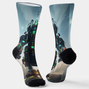 Calcetines premium Robot 4