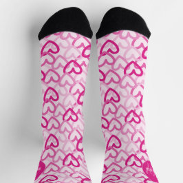 Calcetines Preppy Hearts Pink