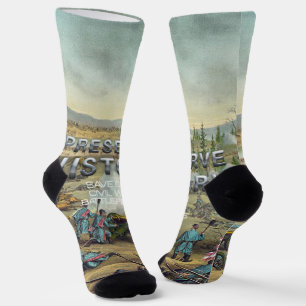 Calcetines Preservación en el campo de batalla de la guerra c