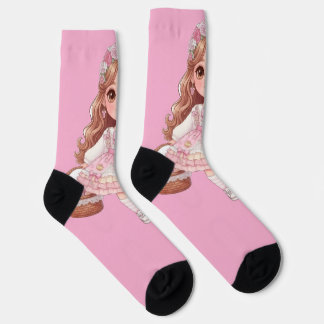 Calcetines princesa de corazones
