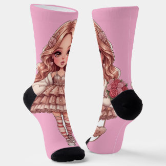 Calcetines princesa de corazones dall