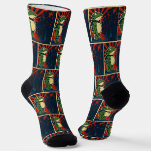 Calcetines Protesta de la Rana de Portland