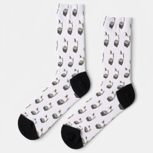 Calcetines Proyector de cabeza de OHP 80s 90s