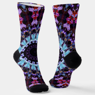 Calcetines Psicodélico Retro Mandala Boho Hippie Tie Dye