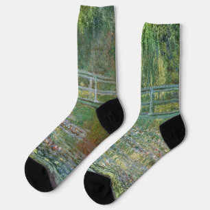 Calcetines Puente Japonés Nenúfar Arte de Claude Monet