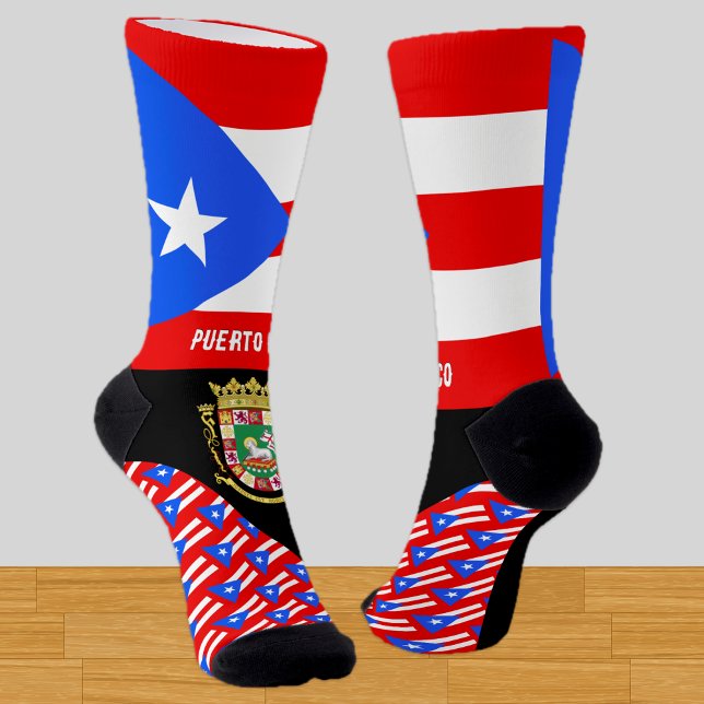 Calcetines Puerto Rico, moda, bandera puertorriqueña, patriót (Subido por el creador)