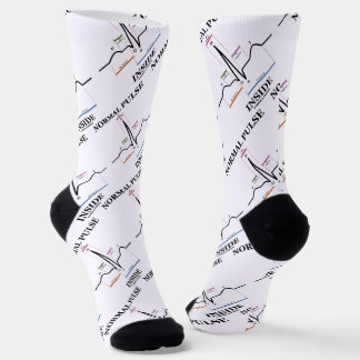 Calcetines Pulso normal dentro del electrocardiograma
