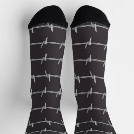 Calcetines Punk de Novedad de cable de barb