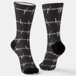 Calcetines Punk de Novedad de cable de barb
