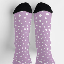 Calcetines Puntos Dalmatianos Lilac, Puntos Dalmatianos, Dota