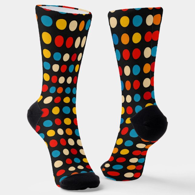 Calcetines Puntos de color simples (Angular)