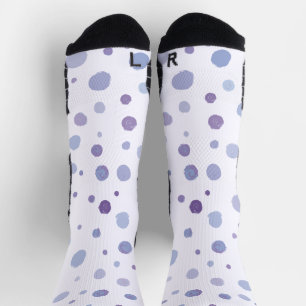 Calcetines puntos de polka pintados a mano