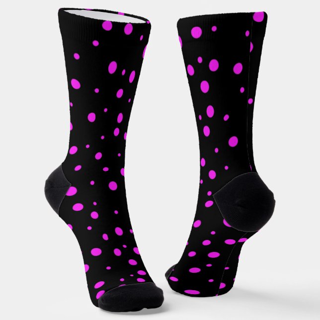 Calcetines Puntos de Polka Rosa (Angular)