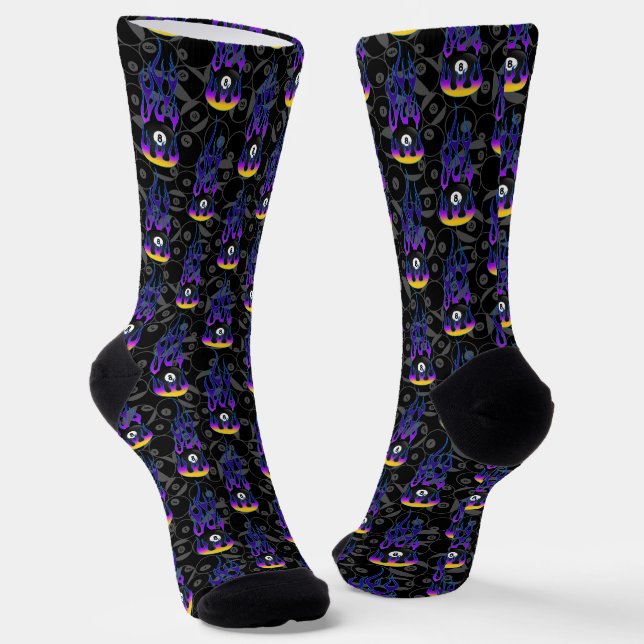 Calcetines Purple Eight Ball (Angular)