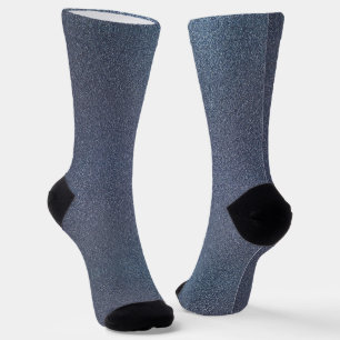Calcetines Purpurina azul lindo