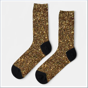 Calcetines Purpurina de bronce