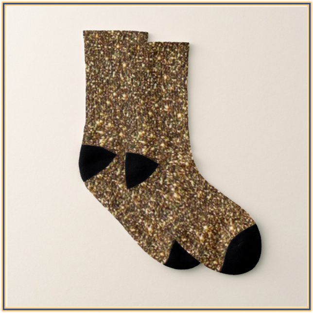 Calcetines Purpurina de bronce (https://www.zazzle.com/store/capricepetit)