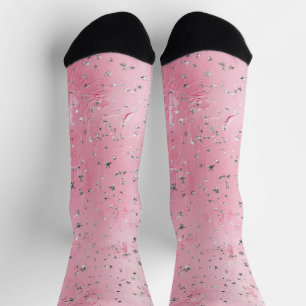 Calcetines Purpurina de imitación dorada