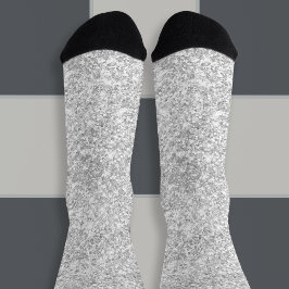 Calcetines Purpurina Gris Gris Gris Lujo Sparkly Light
