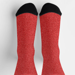Calcetines Purpurina Rojo, Esparkle, Fondo Purpurina