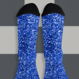 Calcetines Purpurina Royal Blue de lujo