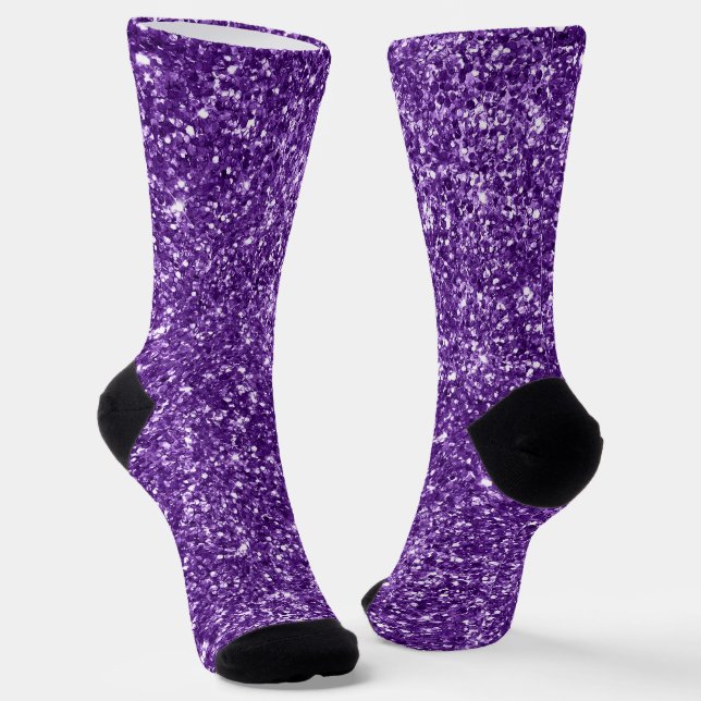 Calcetines Purpurina Royal Purple de lujo (Angular)