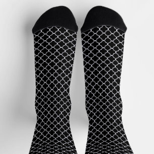 Calcetines Quatrefoil negro