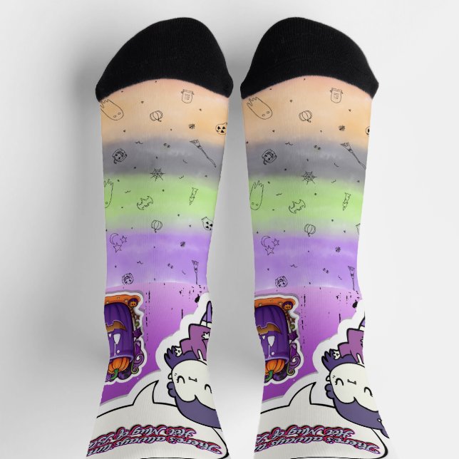 Calcetines ¡Qué Halloween! 👻 (Arriba)