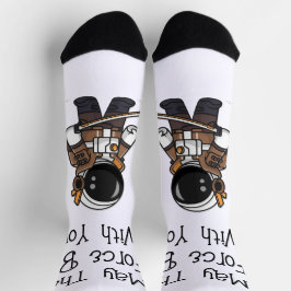 Calcetines Que La Fuerza Esté Con Ustedes.