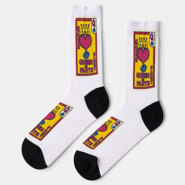 Calcetines Queen of Farts Socks (Izquierda)