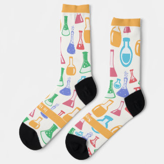 Calcetines Química en el laboratorio, tubo de ensayo