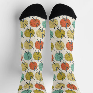 Calcetines Quirky Balls de patrón de lana