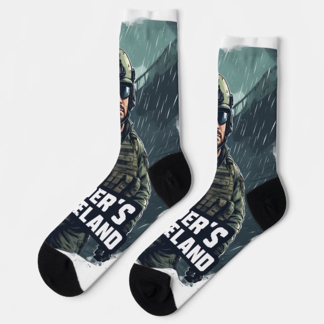 Calcetines Raider’s Wasteland Sakhal Socks (Izquierda)