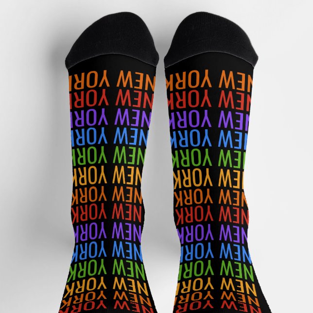 Calcetines Rainbow NEW YORK (Arriba)