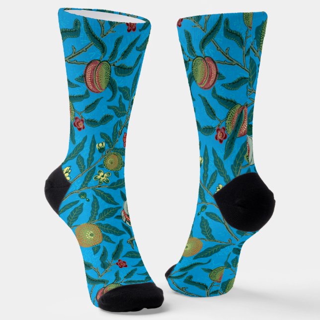 Calcetines Ramas con granadas de William Morris (Angular)