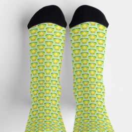 Calcetines Rana Verde Sentada En Hojas