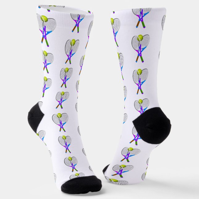 Calcetines Raquetas y Pelota de Tenis (Angular)