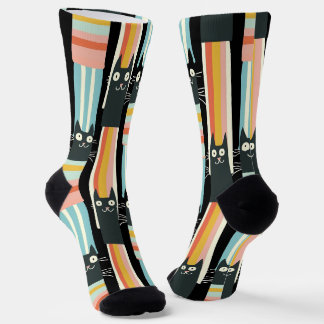 Calcetines Rastreo puramente rayado - Raro patrón de bandas g