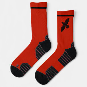 Calcetines Raven en rojo