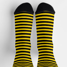 Calcetines Rayado amarillo y negro