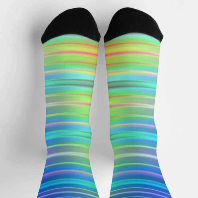 Calcetines Rayas arcoiris (Arriba)